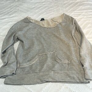 Off shoulder rough looking sweater rue 21